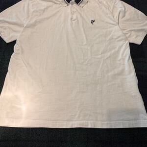 White ashworth polo shirt with